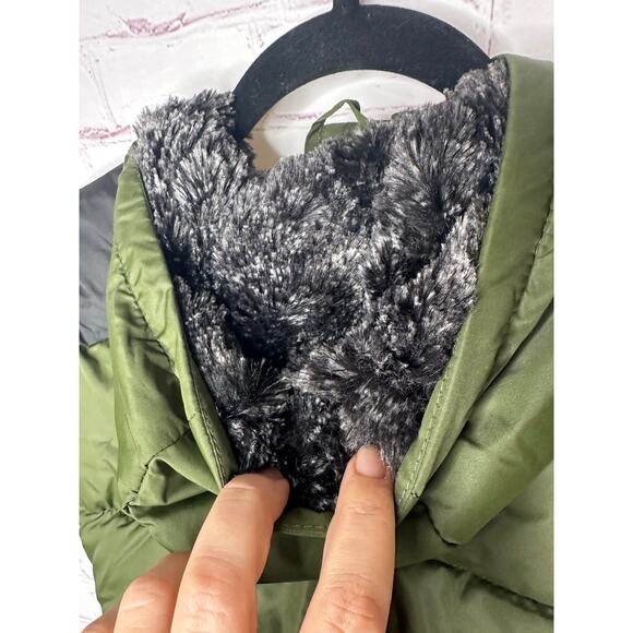 Wonder Nation Green Puffer Coat Kids Boys XS Lined Snow Gear - Picture 4 of 6